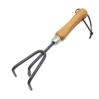 Carbon Steel Hand 3 Prong Cultivator    