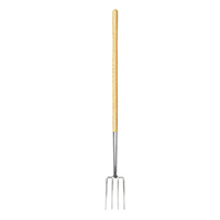 Stainless Steel Long Handled Digging Fork