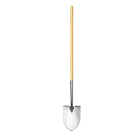 Stainless Steel Long Handled Pointed Spade